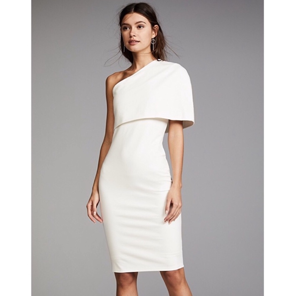 Michelle Mason Asymmetrical Cocoon Dress